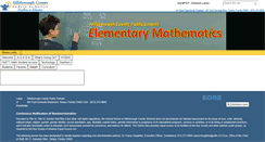 Desktop Screenshot of elementarymath.mysdhc.org
